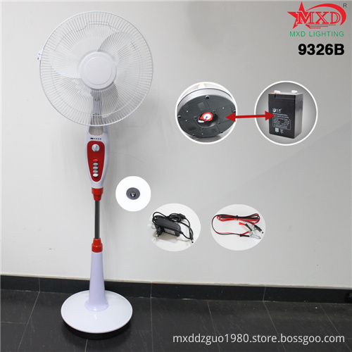 Solar Rechargeable Stand Fan